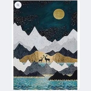 NWT Diamond Painting ZC033 Full Moon